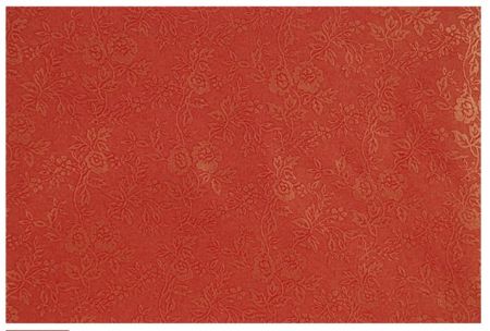 Obálka DL 11,2x21,9 cm metaická s ražbou, červená