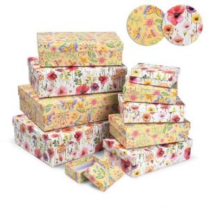 ARGUS Sada 10 ks dárkových krabic květinové 25005196
