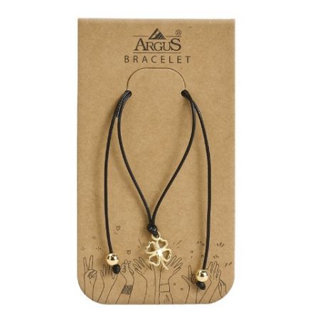 ARGUS Náramek - zlatý čtyřlístek 23630004