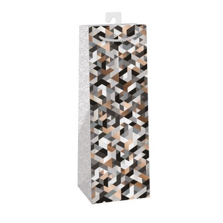 ARGUS Dárková papírová taška LUX na víno (13 x 37.5 cm) 07390183h