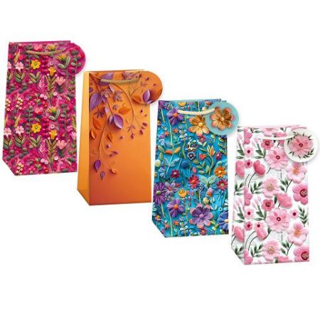 ARGUS Dárková papírová taška 10 x 22 cm mix 12 ks 07050009