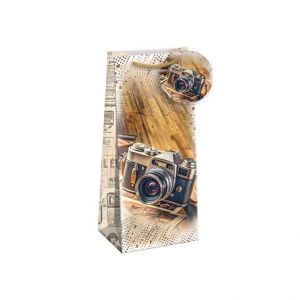 ARGUS Dárková papírová taška na koňak (13 x 29.5 cm) 07770806