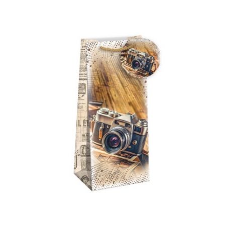 ARGUS Dárková papírová taška na koňak (13 x 29.5 cm) 07770806