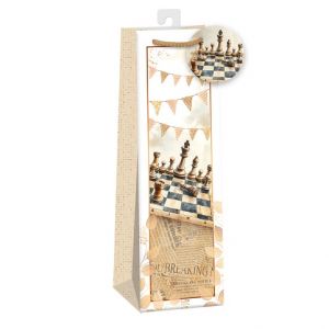 ARGUS Dárková papírová taška na víno (12 x 40 cm) 07370807h