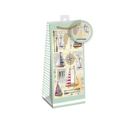 ARGUS Dárková papírová taška na koňak (13 x 29.5 cm) 07770808h