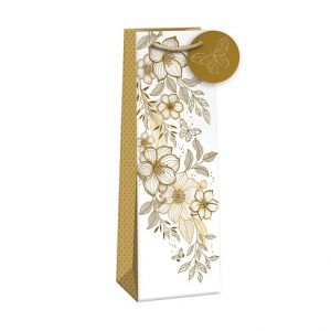 ARGUS Dárková papírová taška LUX na víno (13 x 37.5 cm) 07390198