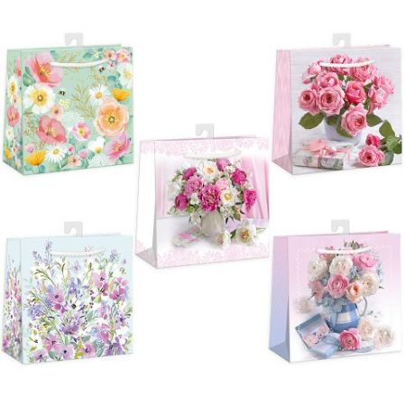 ARGUS Dárková papírová taška 16 x 16 cm mix 12 ks 07250015h