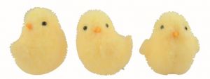 Kuře žluté 6,5 x 7 x 6 cm na klipu