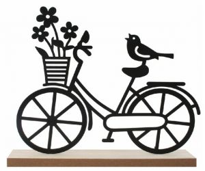 Kolo z kovu 21 x 17 x 4 cm na postavení