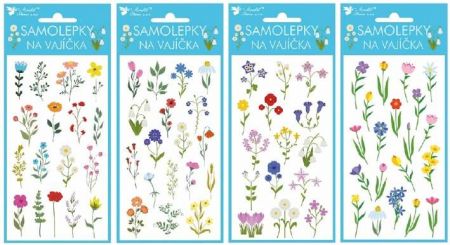 Samolepky na vajíčka Louka 8 x 14,5 cm