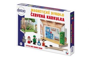 Divadlo dřevěné magnetické O Červené Karkulce Detoa