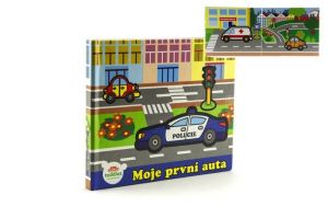 Knížka leporelo Moje první auta 13,5x11x1,5cm od 24m+ MPA