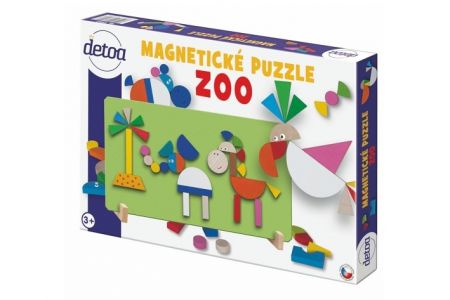 Magnetické puzzle ZOO v krabici 33x23x3,5cm