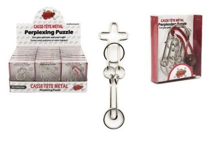 Hlavolam kov 5-7cm mix druhů v krabičce 8,5x10x2cm