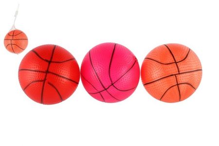 Míček basketbal guma 8,5cm v síťce