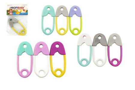 Chrastítko špendlík plast 12cm asst 5 druhů v sáčku 0m+