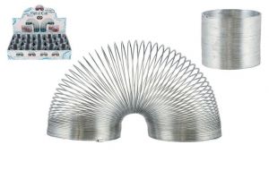 Spirála/pružina kov průměr 5,5cm ve fólii