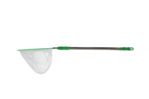 Síťka na hmyz teleskopická kov/plast 67cm průměr 21cm 3 barvy