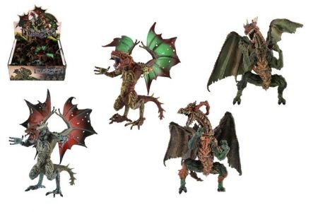 Figurka drak plast 12x16cm mix druhů