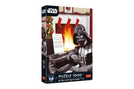 Puzzle Premium Plus: Star Wars - Vánoce s Darth Vader 1000 dílků 48x68,3cm v krabici 27x40