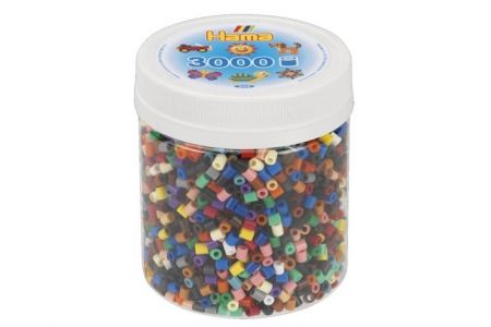 Zažehlovací korálky Hama MIDI 3000ks v dóze