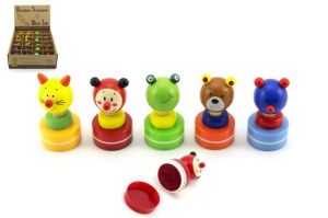 Razítko dřevo 6cm asst 5 druhů