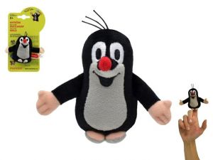 Krtek maňásek prstový 8cm na kartě od 0 měsíců