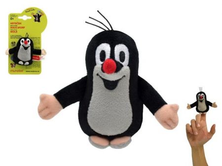 Krtek maňásek prstový 8cm na kartě od 0 měsíců