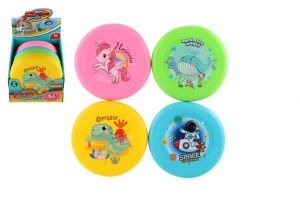 Létající/házecí talíř guma 18cm 4 barvy