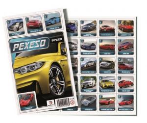 Pexeso papírové Auta (společenská-obrázková-hra)