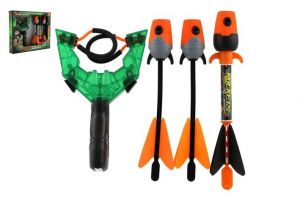 Prak + šipky 3ks pískající plast 12x21cm v krabici 34x29cm