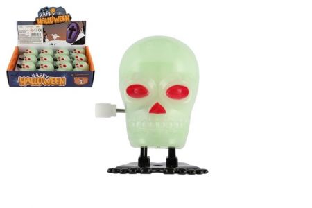 Lebka skákací na natažení plast 5cm