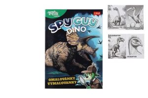 Omalovánky Spy Guy Dino 20x27,5cm