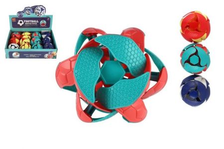 Míček měnící barvu po vyhození vzhůru plast 8cm 3 barvy