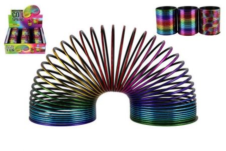 Spirála/pružina barevná plast průměr 8,5cm
