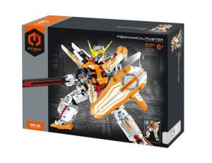 Stavebnice iM.MASTER bojový robot plast 833 dílků v krabici 35x27x7cm