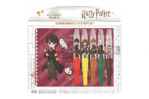 Fixy foukací 5ks s notesem Harry Potter na kartě 31x29cm