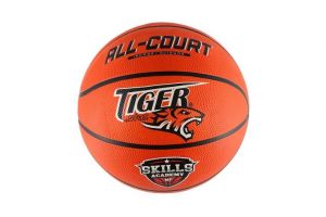 Míč basketbalový nafouknutý 31cm v síťce