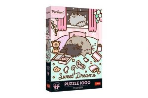Puzzle Premium Plus: Pusheen 1000 dílků 48x68,3cm v krabici 27x40x6cm