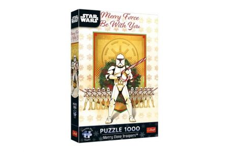 Puzzle Premium Plus: Star Wars - Veselá klonová jednotka 1000 dílků 48x68,3cm v krabici 27