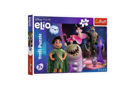 Puzzle Elio ve vzdálené galaxii 200 dílků 48x34cm v krabici 33x23x4cm