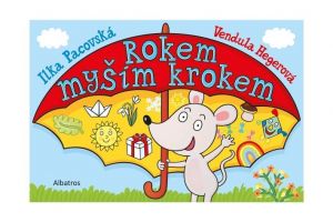 Knížka Rokem myším krokem 24x16cm CZ text 24m+