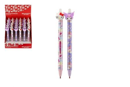 Tužka/pero gumovací Hello Kitty 15cm plast 2 druhy