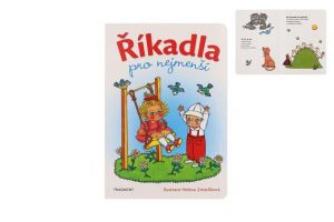 Knížka Říkadla pro nejmenší 16x23cm CZ text