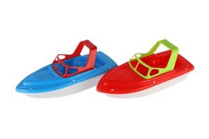 Loď/Člun do vody plast 2 barvy 11x28cm