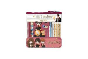 Set do školy/Kreativní sada Harry Potter v plastovém pouzdru 24x24x3cm