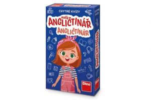 Malý angličtinář - Chytré kvízy naučná společenská hra v krabici 11x18cm