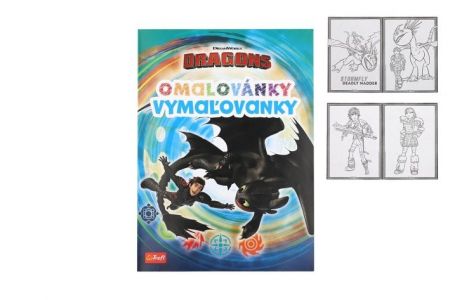Omalovánky Jak vycvičit draka 20x27,5cm
