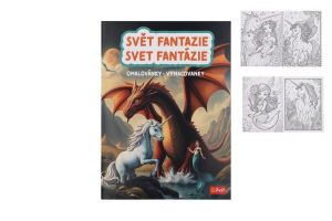 Omalovánky Svět fantazie 20x27,5cm