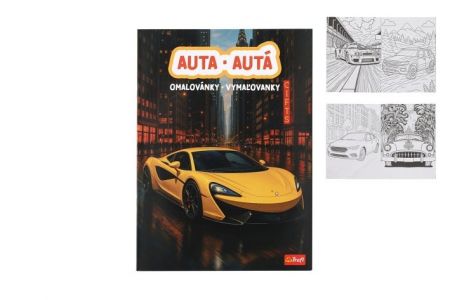 Omalovánky Auta 20x27,5cm